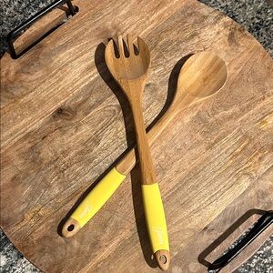 Fiesta Bamboo Salad Utensil Set